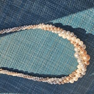 RMN twisted pearl necklace